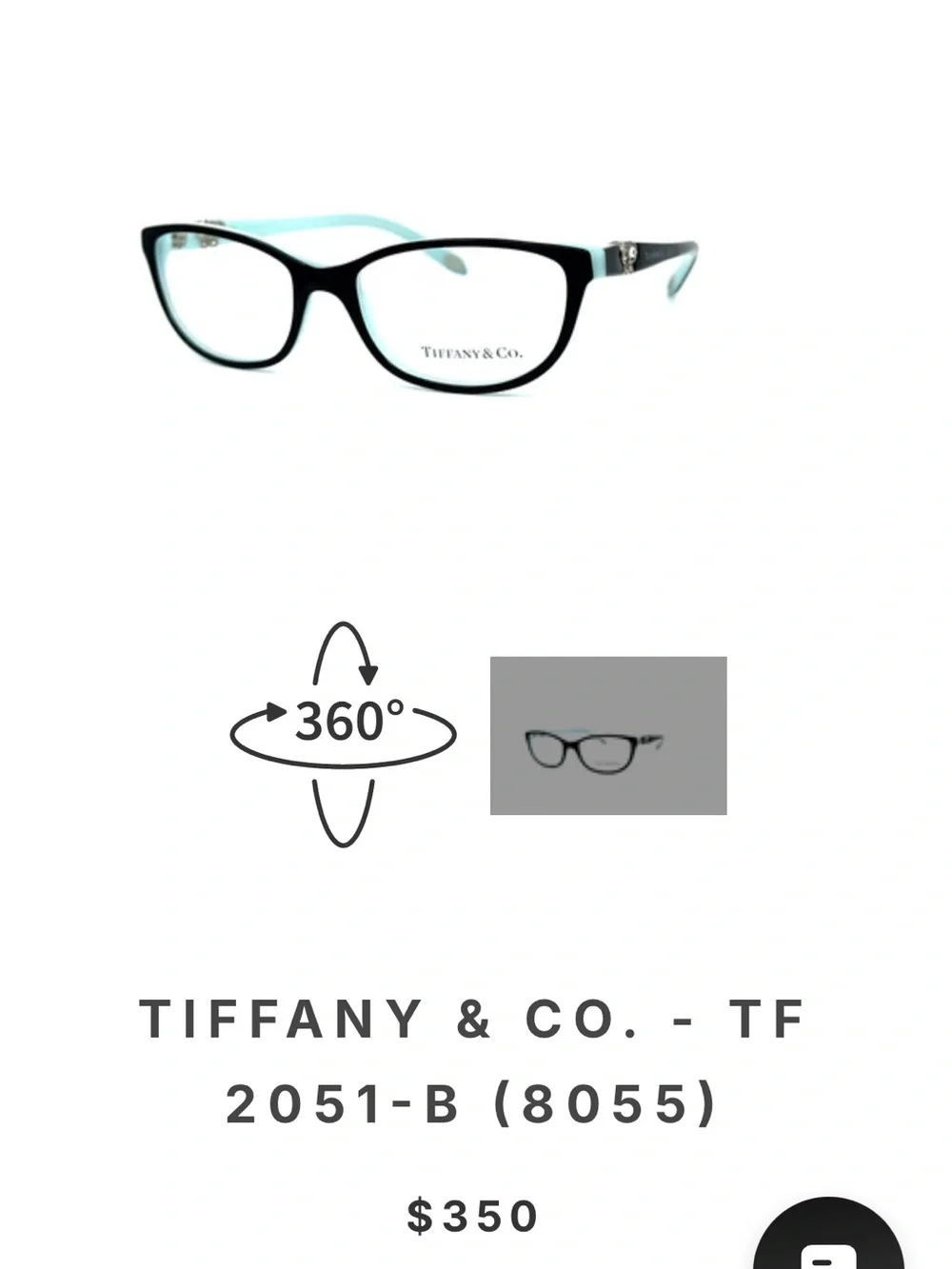 TIFFANY & CO. - TF 2051-B (8055) reading glasses black blue